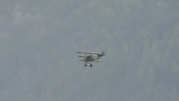 Zeltweg Autriche Septembre 2019 Très Vieil Avion Militaire Vol Dans — Video