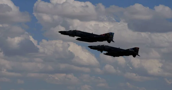 Konya Türkei Juni 2022 Zwei Kampfflugzeuge Der Nato Luftwaffe Kampf — Stockfoto
