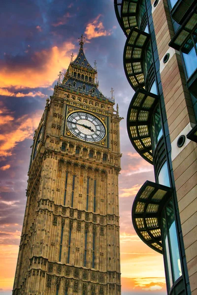 Big Ben bell Tower, Westminster, London UK. — Foto Stock