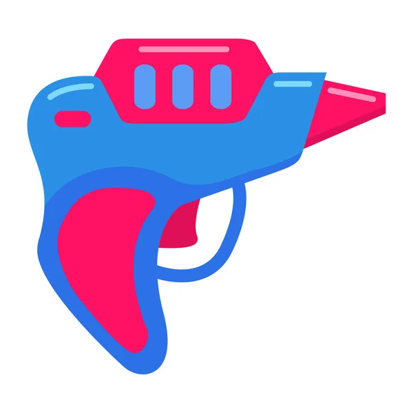 Retro space blaster.Cartoon style.Gun blaster.Weapon spacegun laser. —  Vetores de Stock