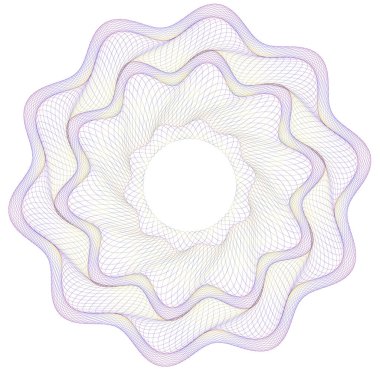 Filigran deseni, filigran deseni, banknot deseni. Banknotlar lonca hatlarını, desenleri, güvenli dalgaları ve pasaport kağıtlarını kontrol ediyor. Para birimi banknotu Guilloche, güvenlik sertifikası filigran arka planı