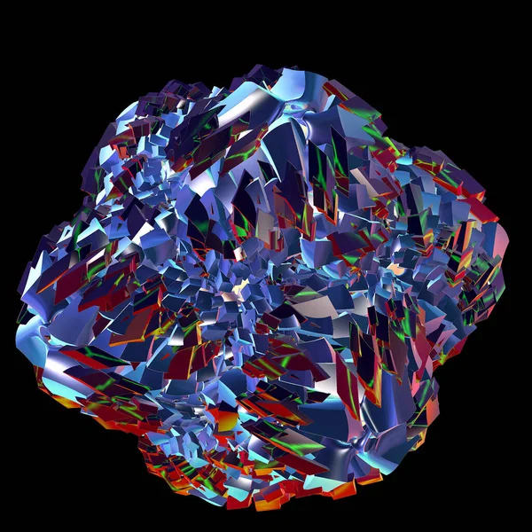 Çokrenkli 3d geometrik şekiller, bilim, müzik, sanat, manevi, teknoloji, Noel ve mutlu yeni yıl kartları ve davetiyeler, baskı, takvim, dekor gibi birden fazla proje için soyut arkaplan.