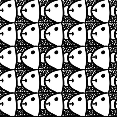 Şirin balık çizgi filminin kusursuz deseni