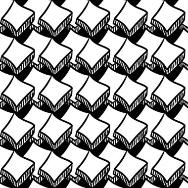 Soyut arkaplanın kusursuz deseni