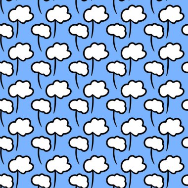 Bulut çiçeğinin kusursuz deseni