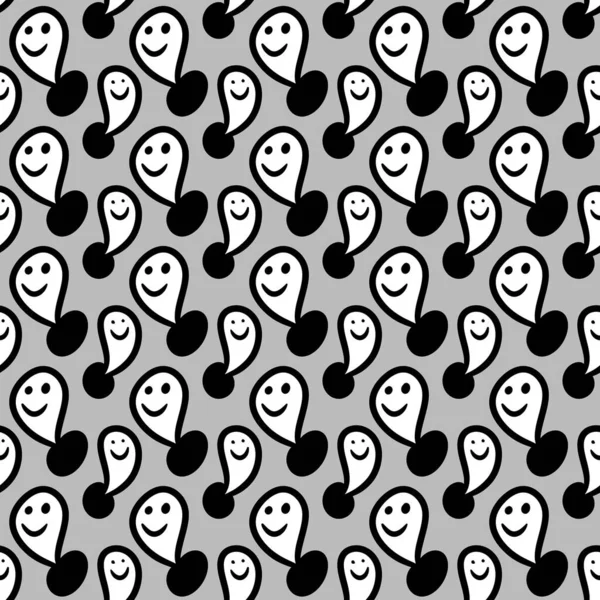 Seamless Pattern Cute Monster Cartoon — Stock Photo, Image