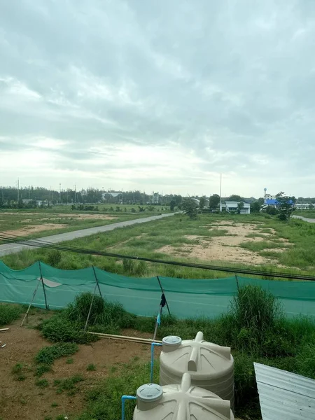 Country Lanscape Chachoengsao Thailand — Stock Photo, Image