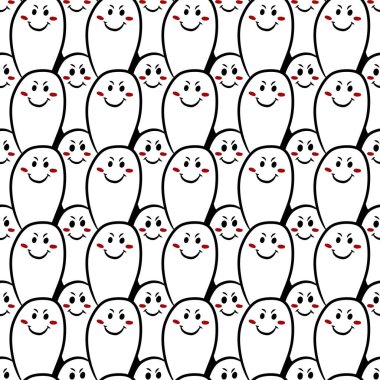 Sevimli canavar çizgi filminin kusursuz deseni