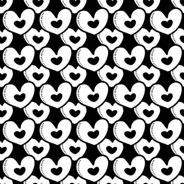 Seamless Pattern Heart Shape Background — Stock Photo, Image