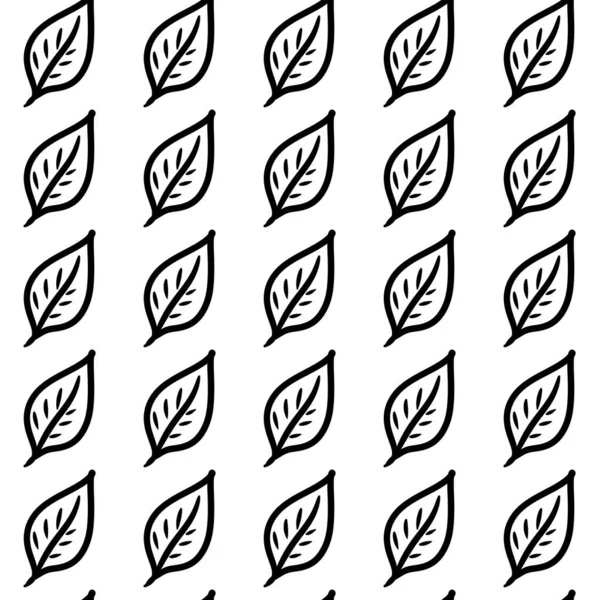 Бесшовный Рисунок Листового Фона — стоковое фото