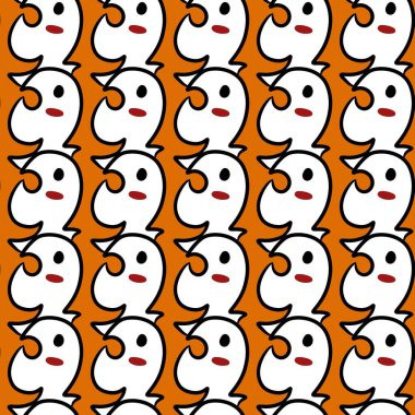 Sevimli çizgi filmin kusursuz deseni