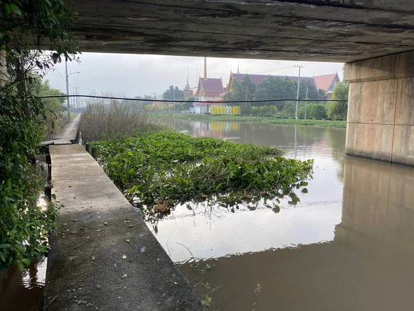 Khlong Preng Kanál Zemi Chachoengsao Thajsko — Stock fotografie