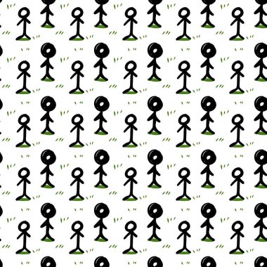 Sevimli çizgi filmin kusursuz deseni