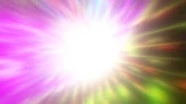 Schöne Farbe Licht Muster Hintergrund — Stockvideo