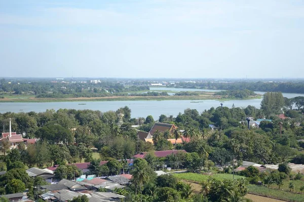 Munte Râu Kanchanaburi Thailanda — Fotografie, imagine de stoc