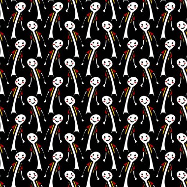 Sevimli çizgi filmin kusursuz deseni