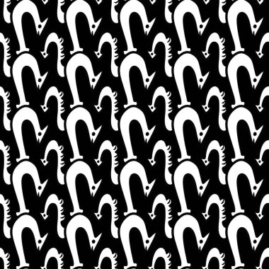 Sevimli canavar çizgi filminin kusursuz deseni