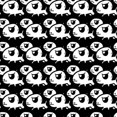 Sevimli köpek çizgi filminin kusursuz deseni