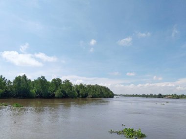 Chachoengsao Tayland 'daki Bangprakong Nehri