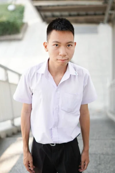 Fermer Thai Étudiant Uniforme — Photo