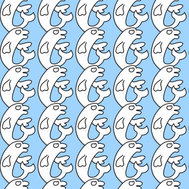 Şirin balık çizgi filminin kusursuz deseni