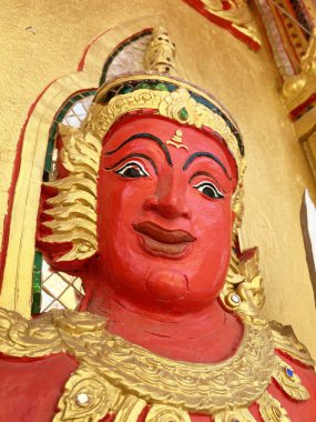 Tayland heykeli Wat Bang Prong, Chachoengsao Eyaleti, Tayland.