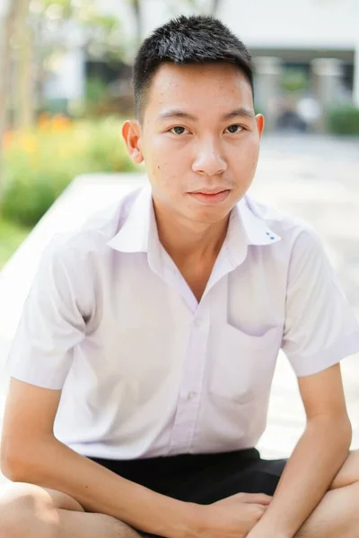 Close Thai Student Uniform — Stock Photo, Image