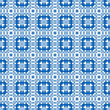 Mavi arkaplanının kusursuz deseni