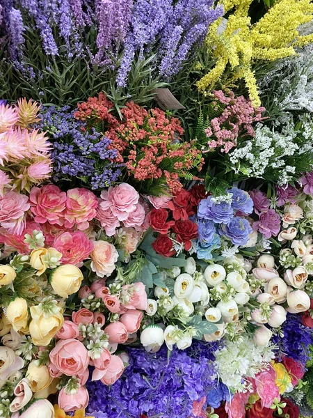 Flowers Display Flower Shop — Stock Photo, Image