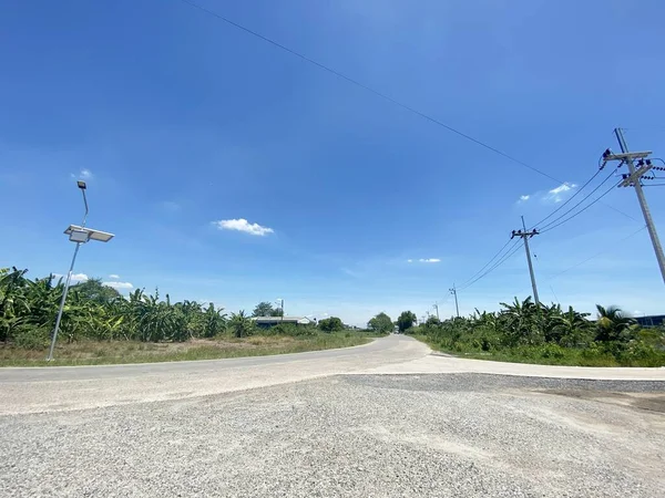 Straße Land Chachoengsao Bei Thailand — Stockfoto