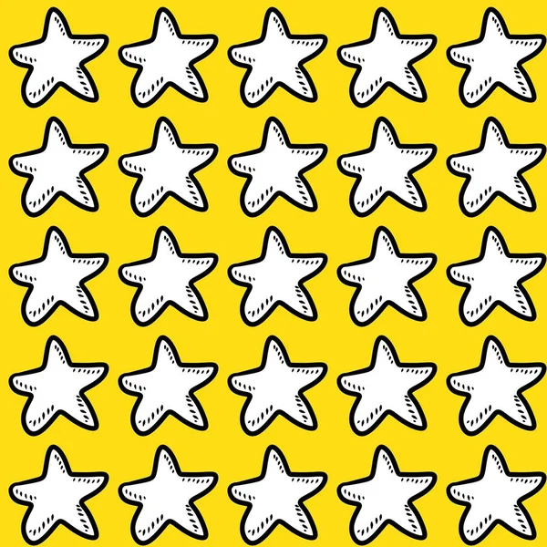 Nahtlose Muster Der Sternenform Hintergrund — Stockfoto