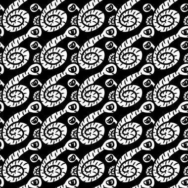 Sevimli canavar çizgi filminin kusursuz deseni