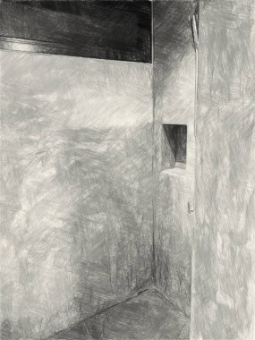 duvar arkaplanından siyah beyaz