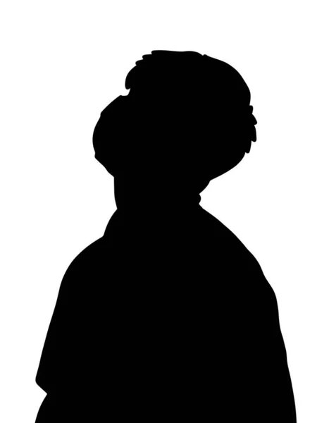 黒と白の形の男の背景 — ストック写真