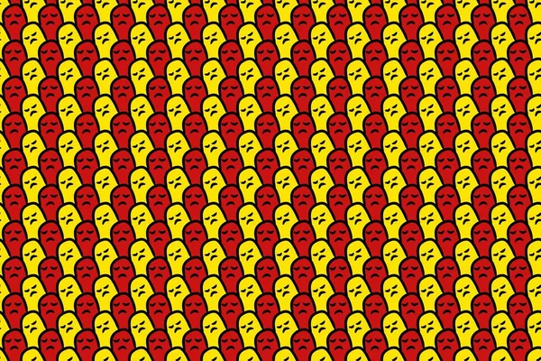 Seamless Pattern Cute Monster Cartoon — Stock Photo, Image