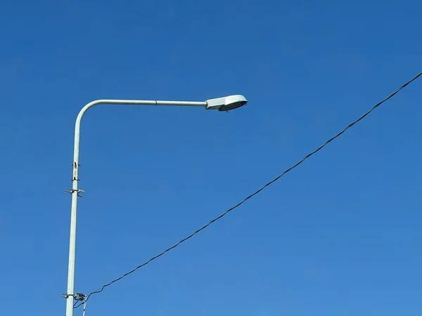 Une Vue Grand Angle Ciel Bleu Avec Des Nuages — Photo