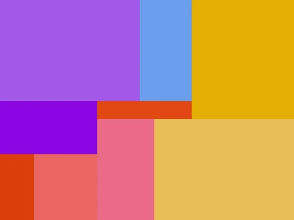 Abstrakcyjny Kolorowy Wzór Kwadratów — Zdjęcie stockowe