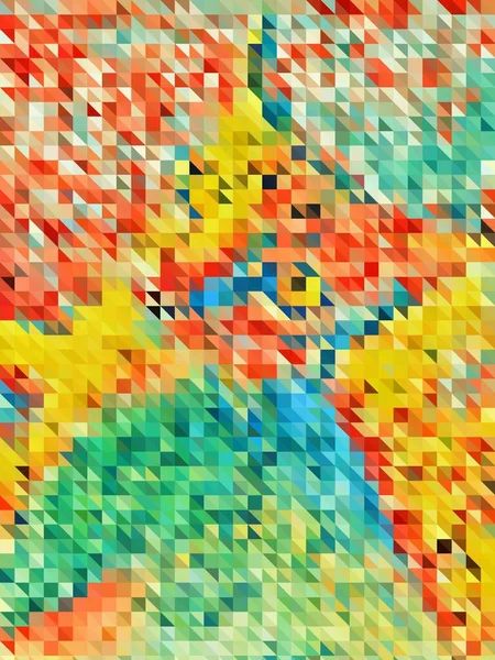 Abstracte Achtergrond Met Kleurrijk Geometrisch Patroon — Stockfoto
