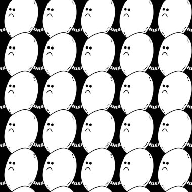 Sevimli canavar çizgi filminin kusursuz deseni