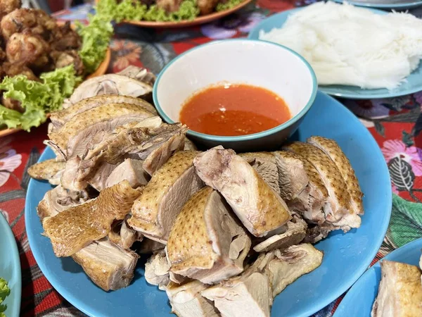 Pot Stewed Ducks Steamed Duck Soy Sauce Spices — Stock Photo, Image