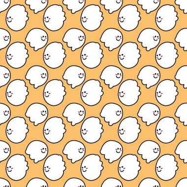 Sevimli canavar çizgi filminin kusursuz deseni