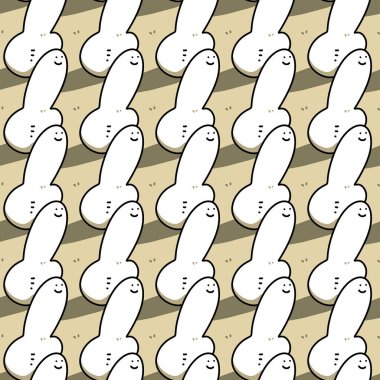 Sevimli canavar çizgi filminin kusursuz deseni