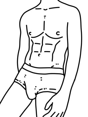 insan karikatürünün siyah ve beyaz renkleri