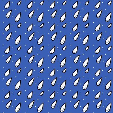 Kusursuz yağmur çizgi filmi deseni