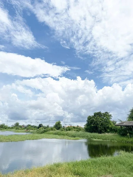 田舎の風景 Chachoengsao Thailand — ストック写真