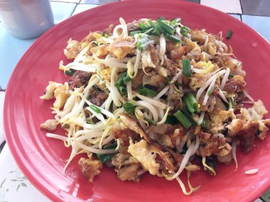 Kızarmış midyeli krep, Hoi Tod.