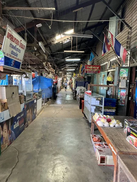 Khlong Suan Centenário Mercado Perto Bangkok Tailândia — Fotografia de Stock