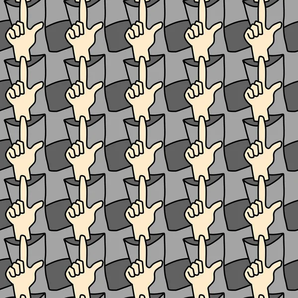 Naadloos Patroon Van Hand Cartoon — Stockfoto