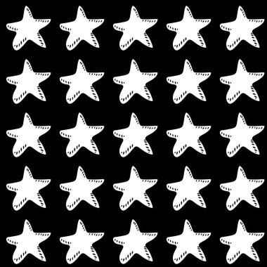 Yıldız şekli arkaplanının kusursuz deseni