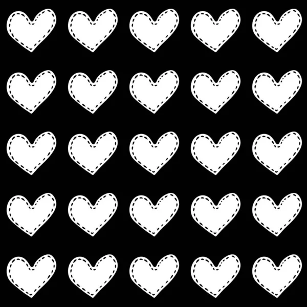 Seamless Pattern Heart Shape — Stock Photo, Image